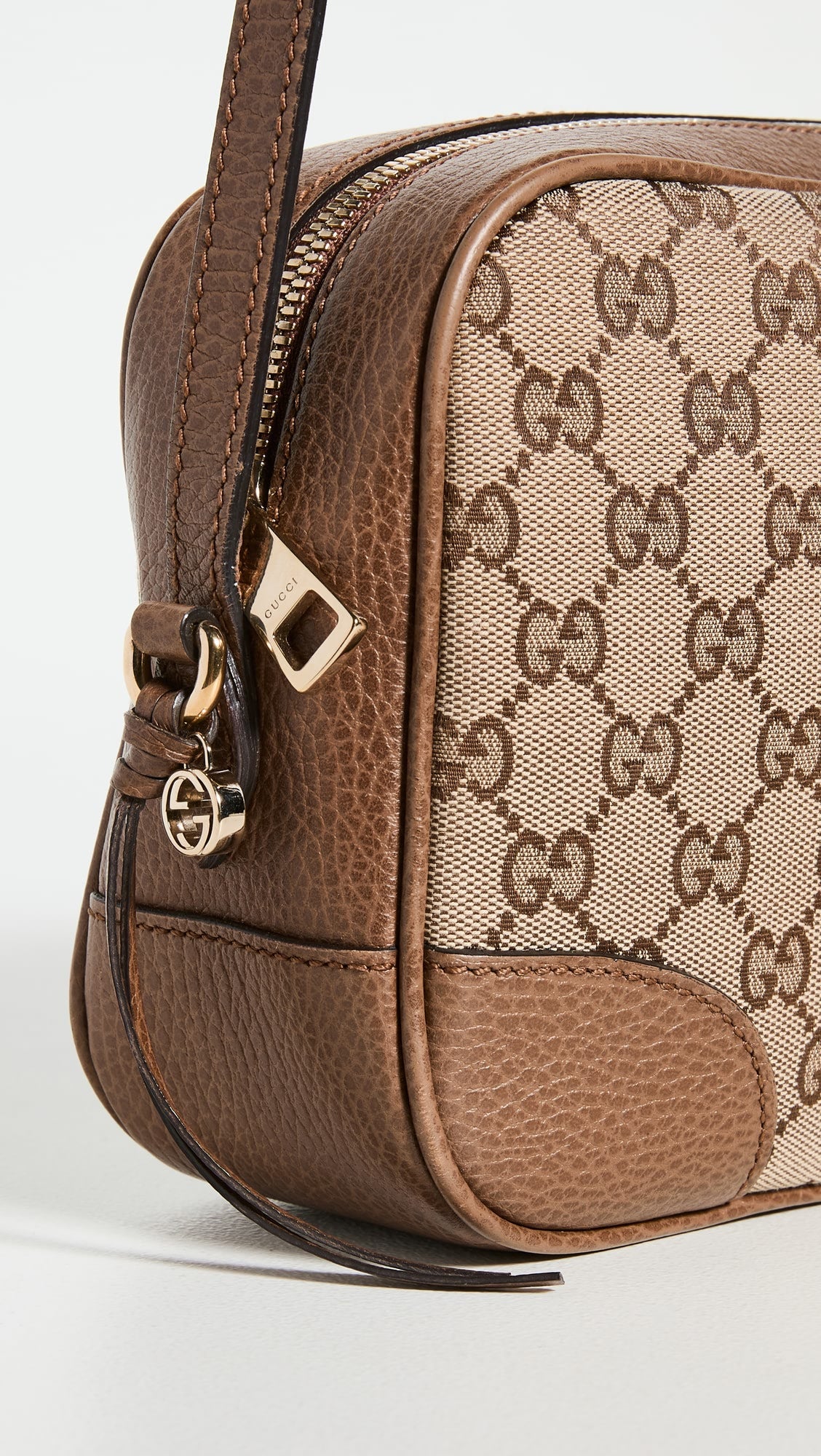 GUCCI MONOGRAM MINI BREE CROSSBODY BAG