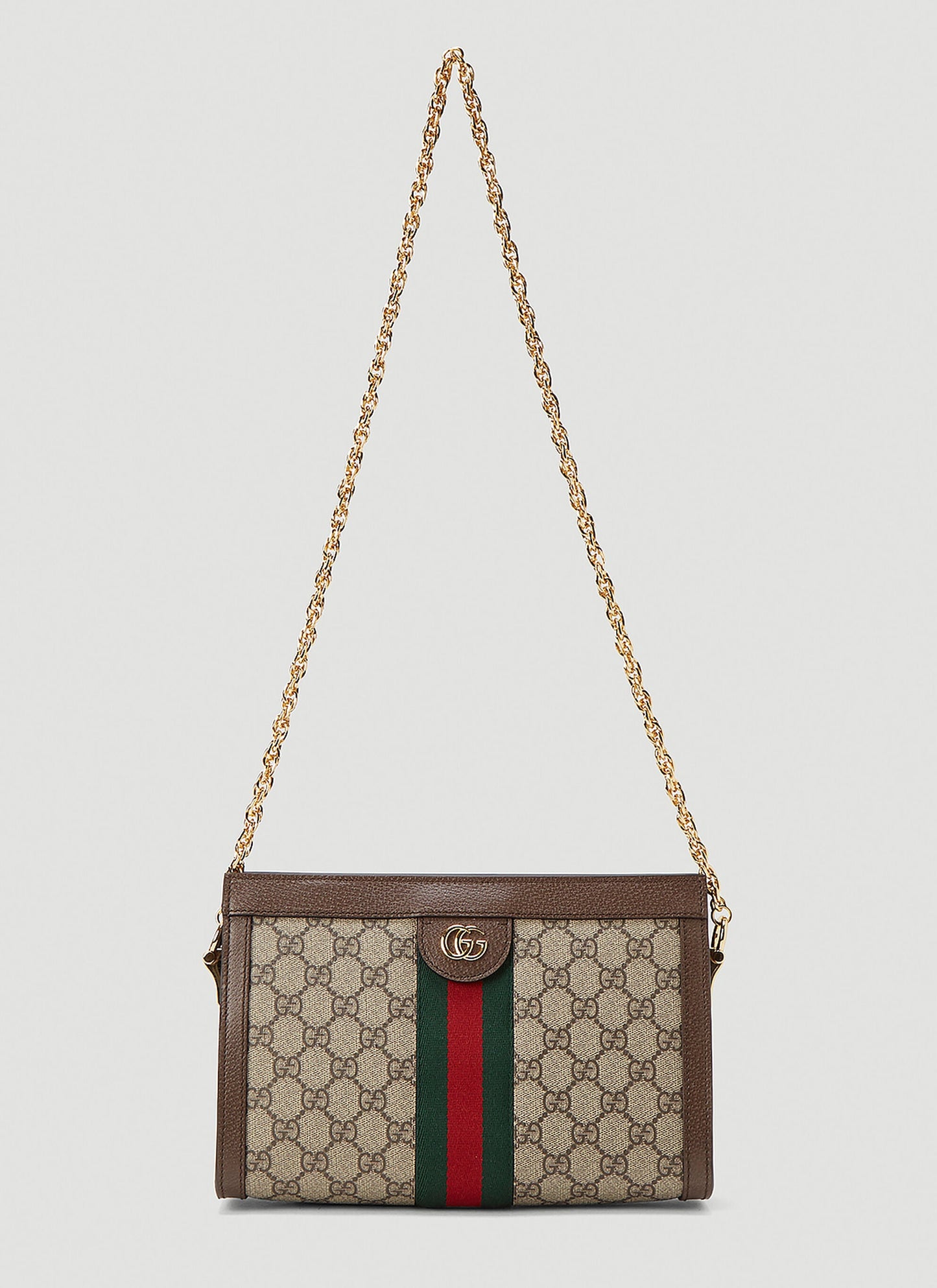GUCCI OPHIDIA GG SUPREME CHAIN SHOULDER BAG