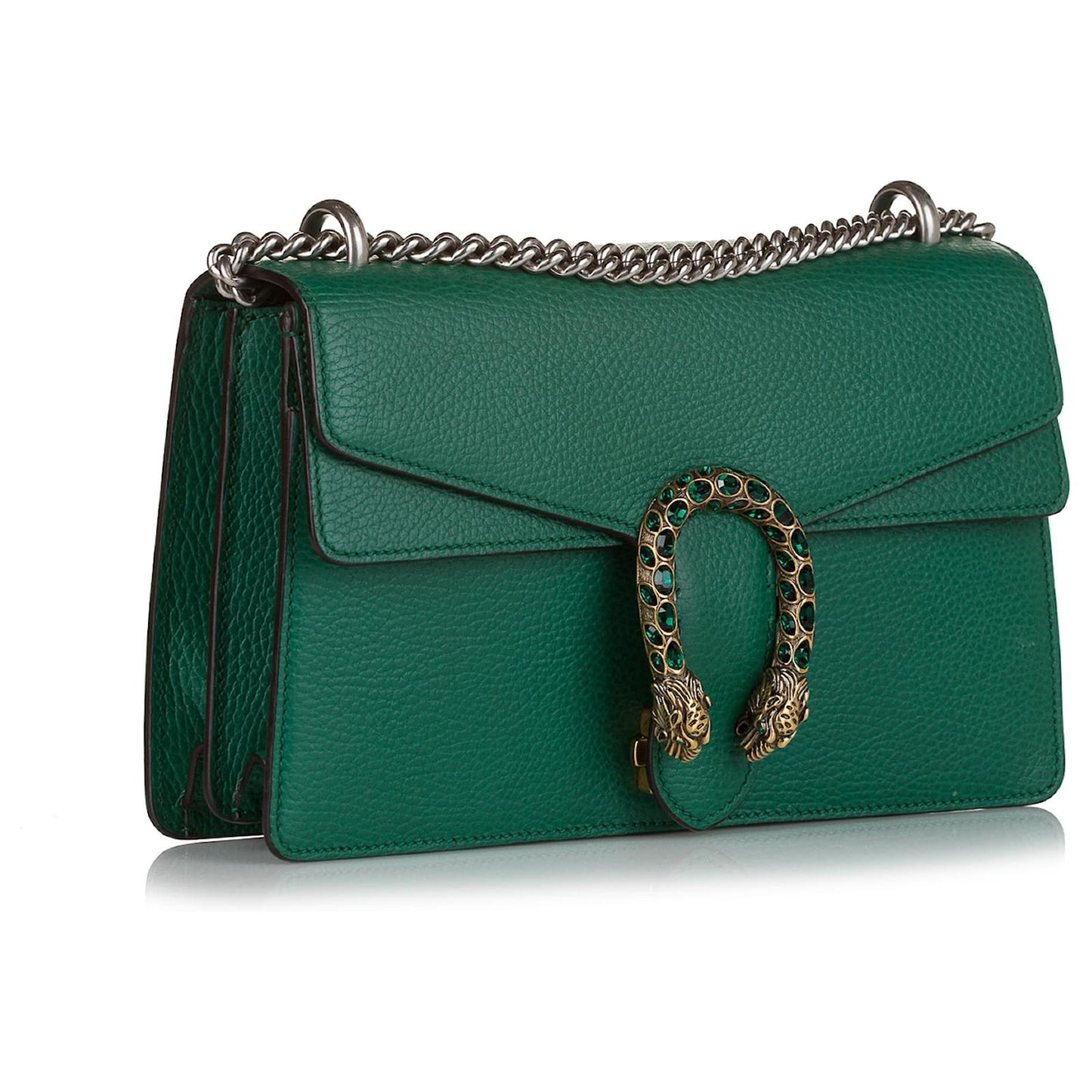 GUCCI DIONYSUS PEBBLED LEATHER SMALL SHOULDER BAG