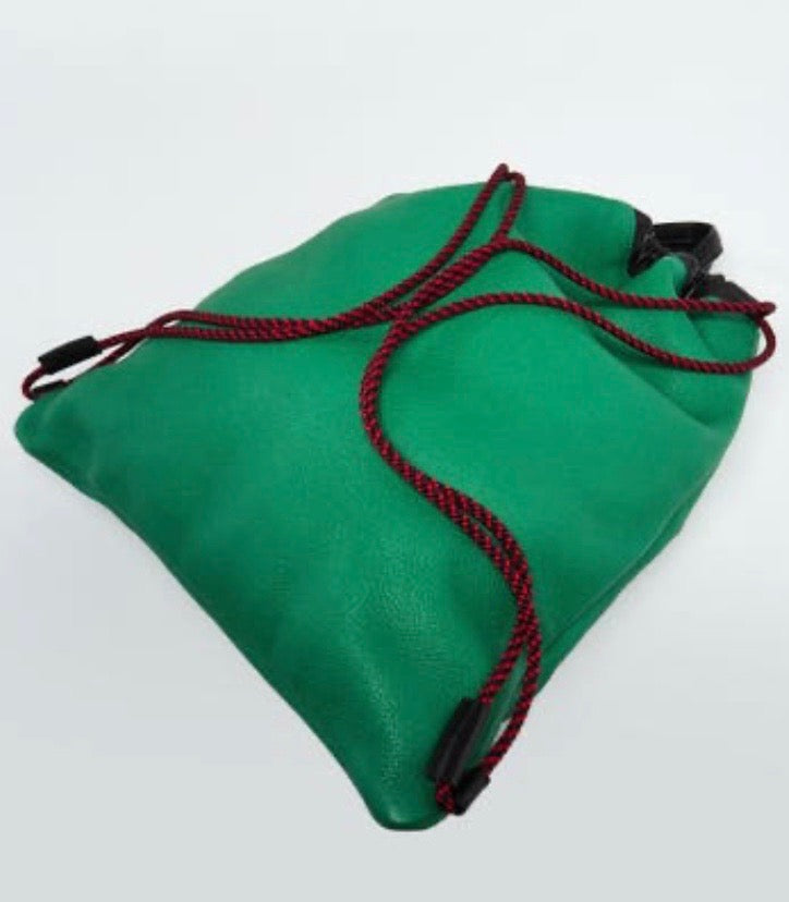 GUCCI CALFSKIN PRINTED DRAWSTRING BACKPACK