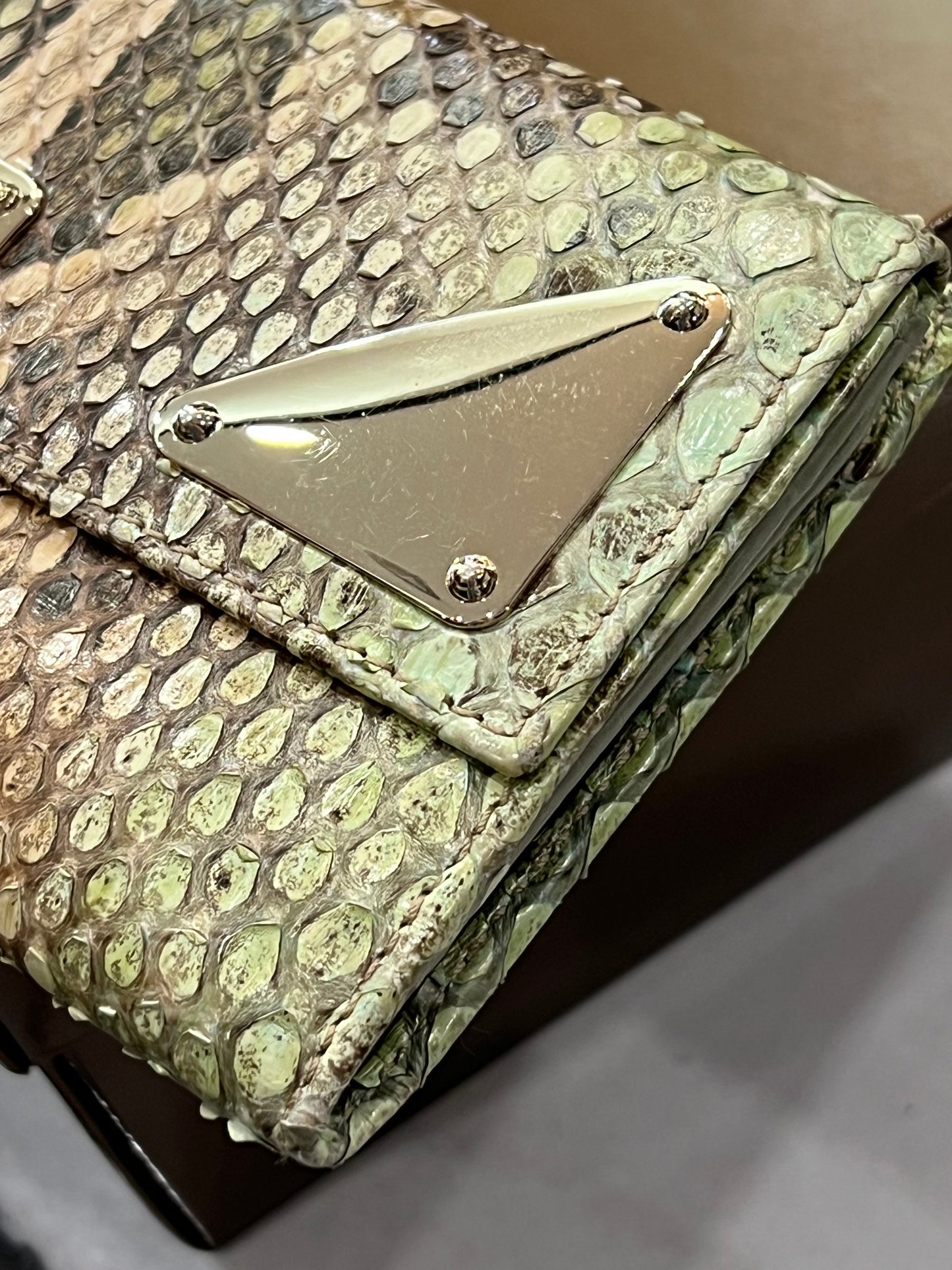 GUCCI PYTHON CONTINENTAL WALLET