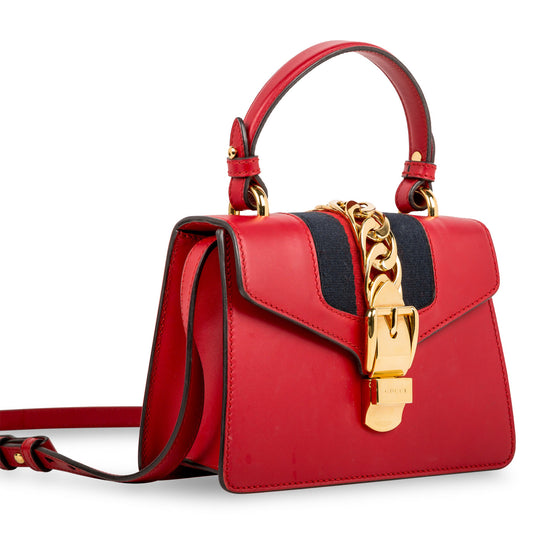 Gucci Sylvie Mini Top Handle Bag