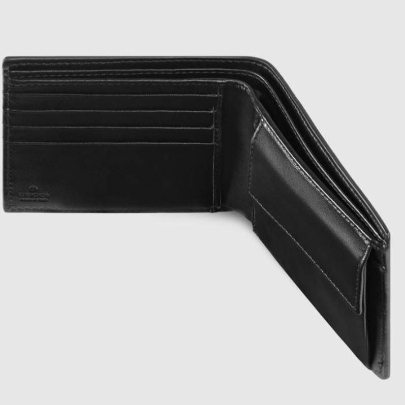 GUCCI VINTAGE LOGO BIFOLD LEATHER WALLET