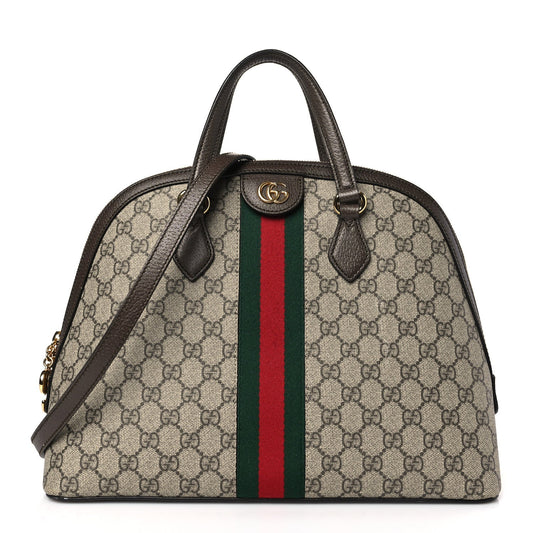 GUCCI GG SUPREME OPHIDIA MEDIUM BAG