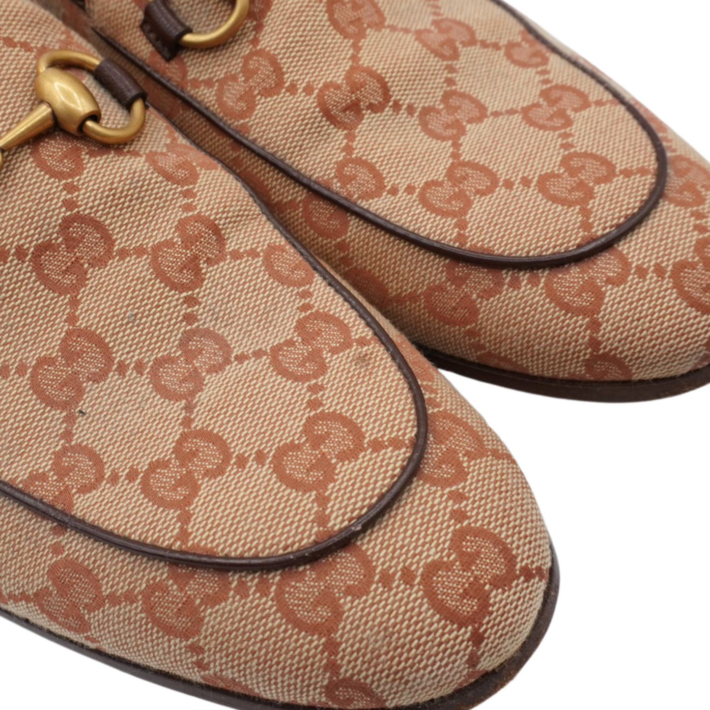 Gucci 'Jordaan' Monogram Loafers - Men's 7.5