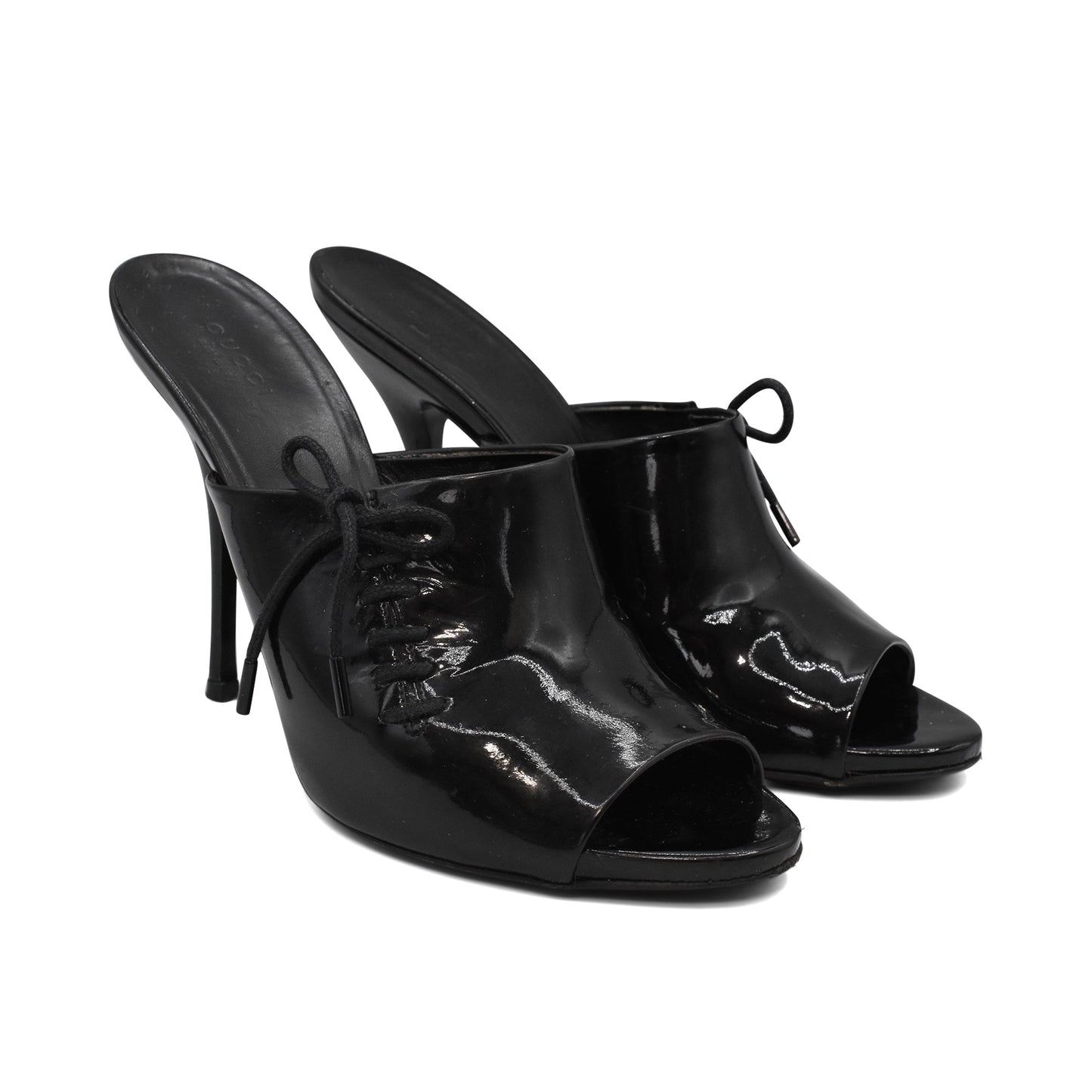 Gucci Lace Up Mules - Women's 39.5
