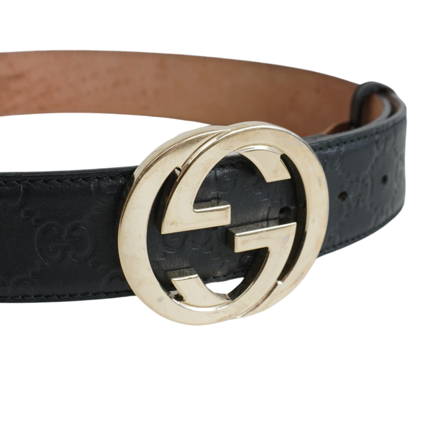 Gucci Monogram Belt - 85/34