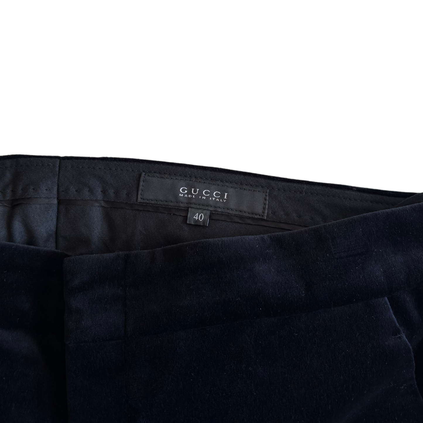 Gucci Velvet Trousers - Women's 40