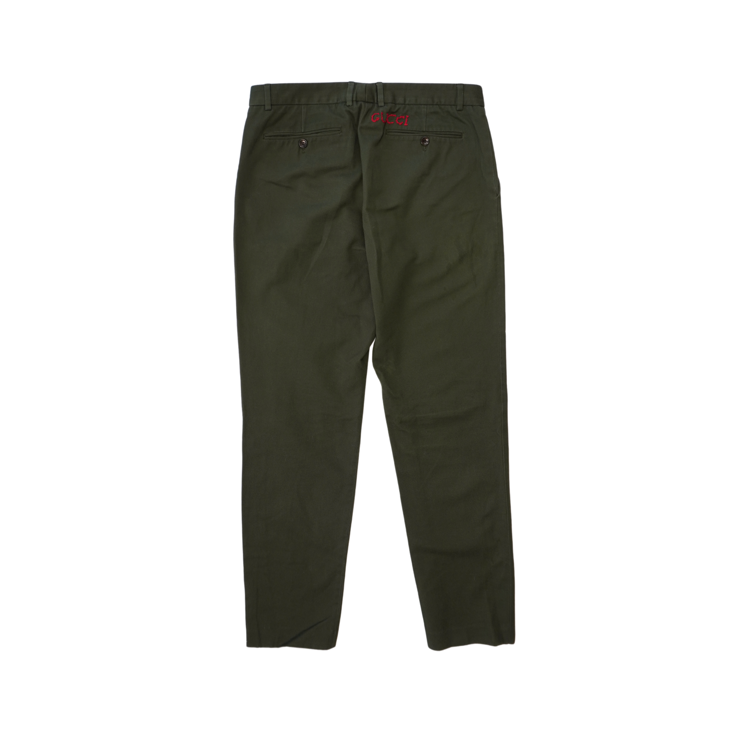 Gucci Olive Chinos - Men's 50