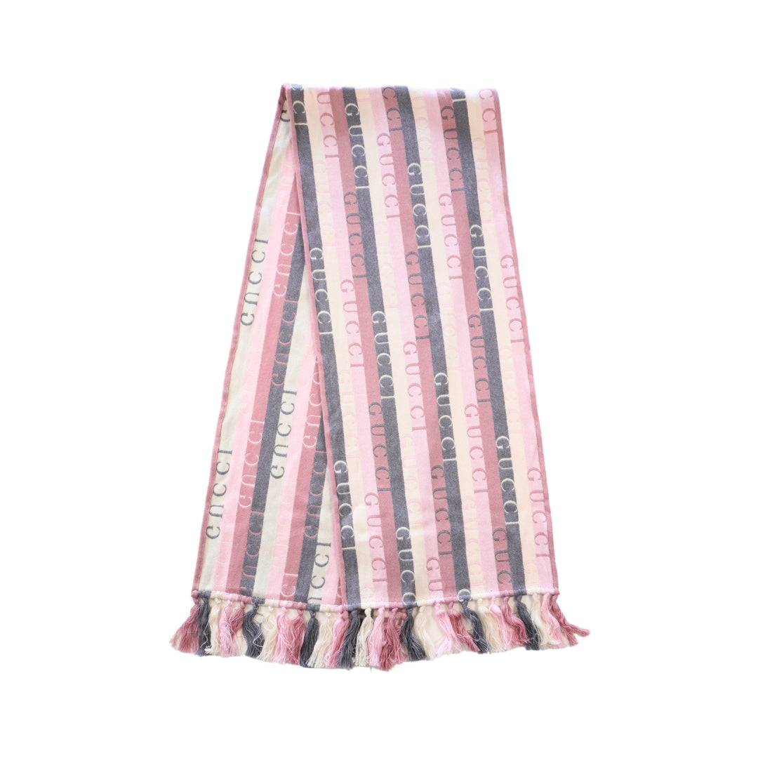 Gucci 'Wood Stripes' Scarf