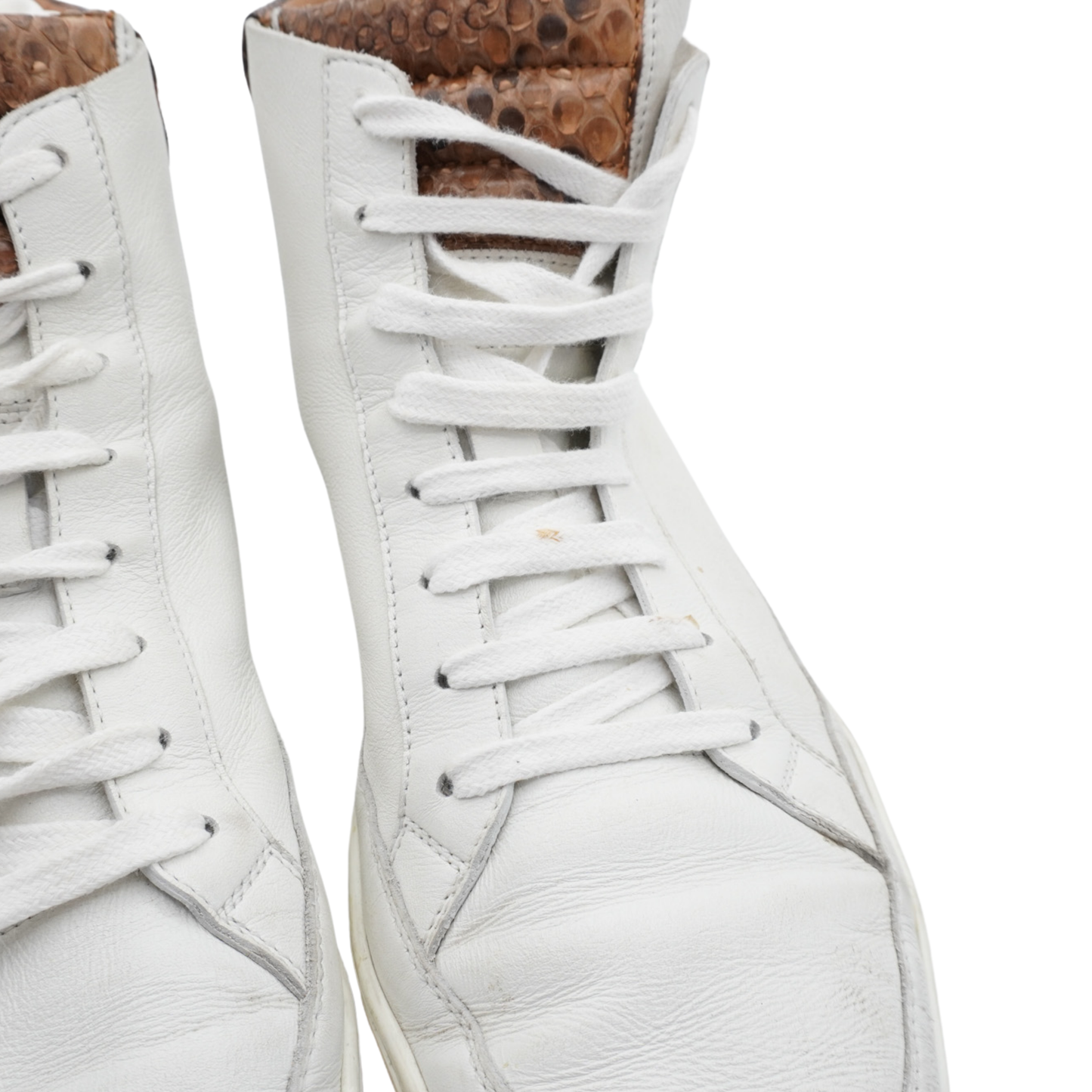 Gucci Python High-Top Sneakers - Men's 7.5