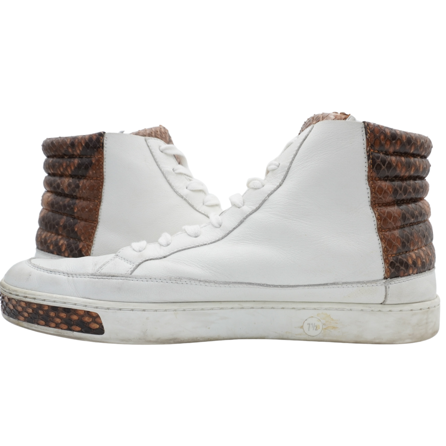 Gucci Python High-Top Sneakers - Men's 7.5