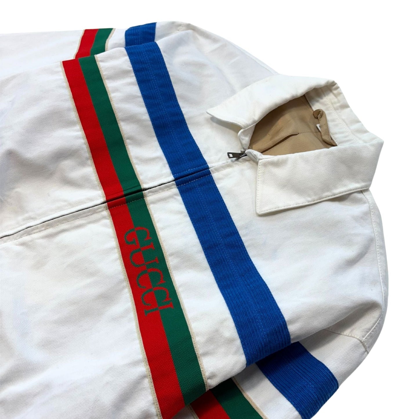 Gucci Striped Denim Jacket - Men's 50