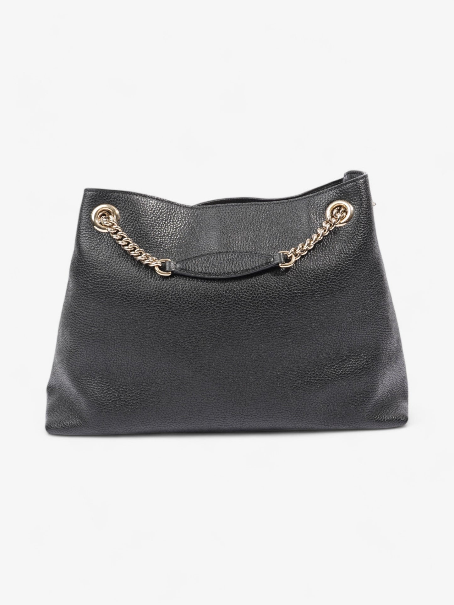 Gucci Soho Chain Tote Black Leather Medium