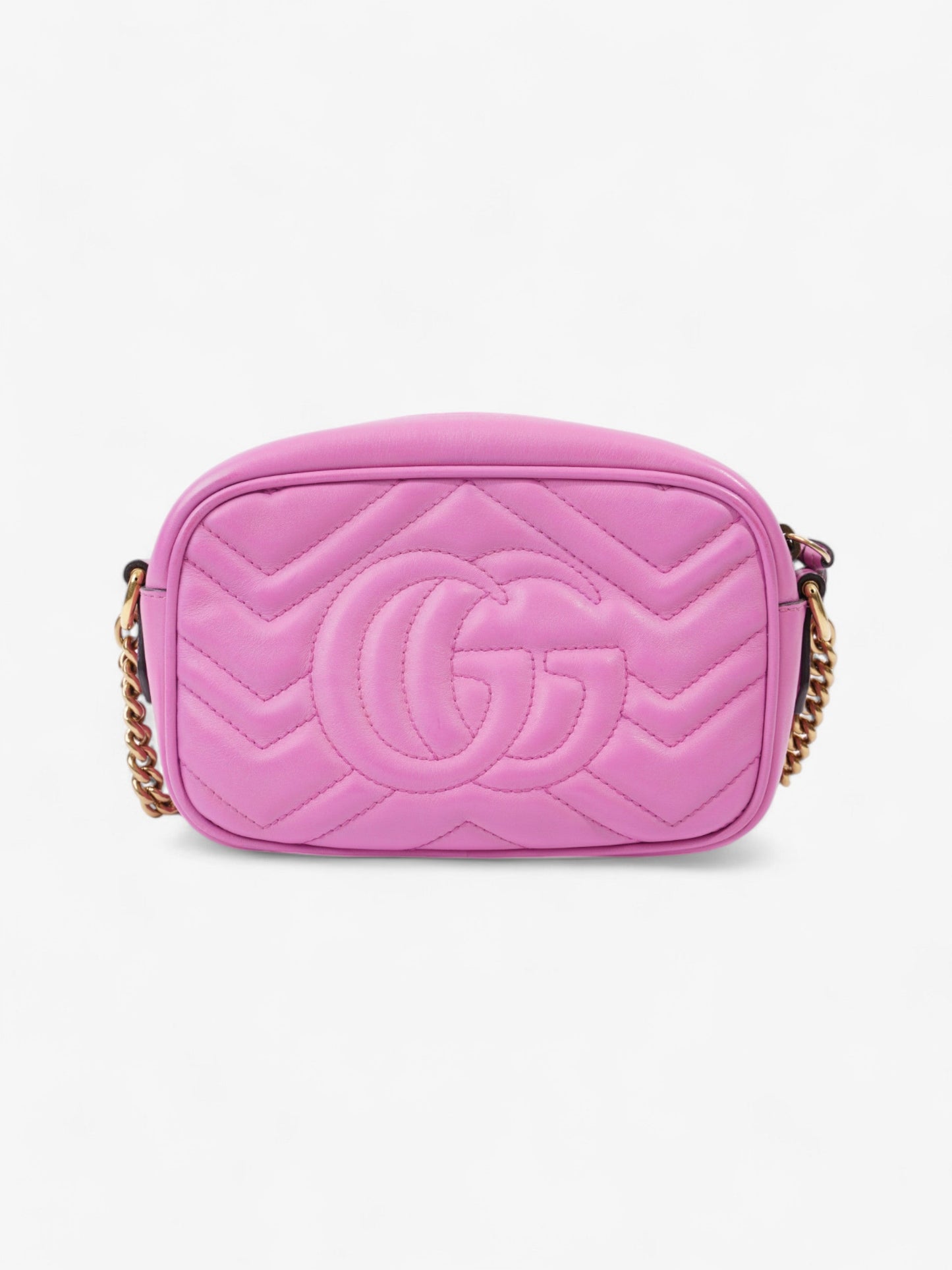 Gucci GG Marmont Light Purple Matelasse Leather Mini