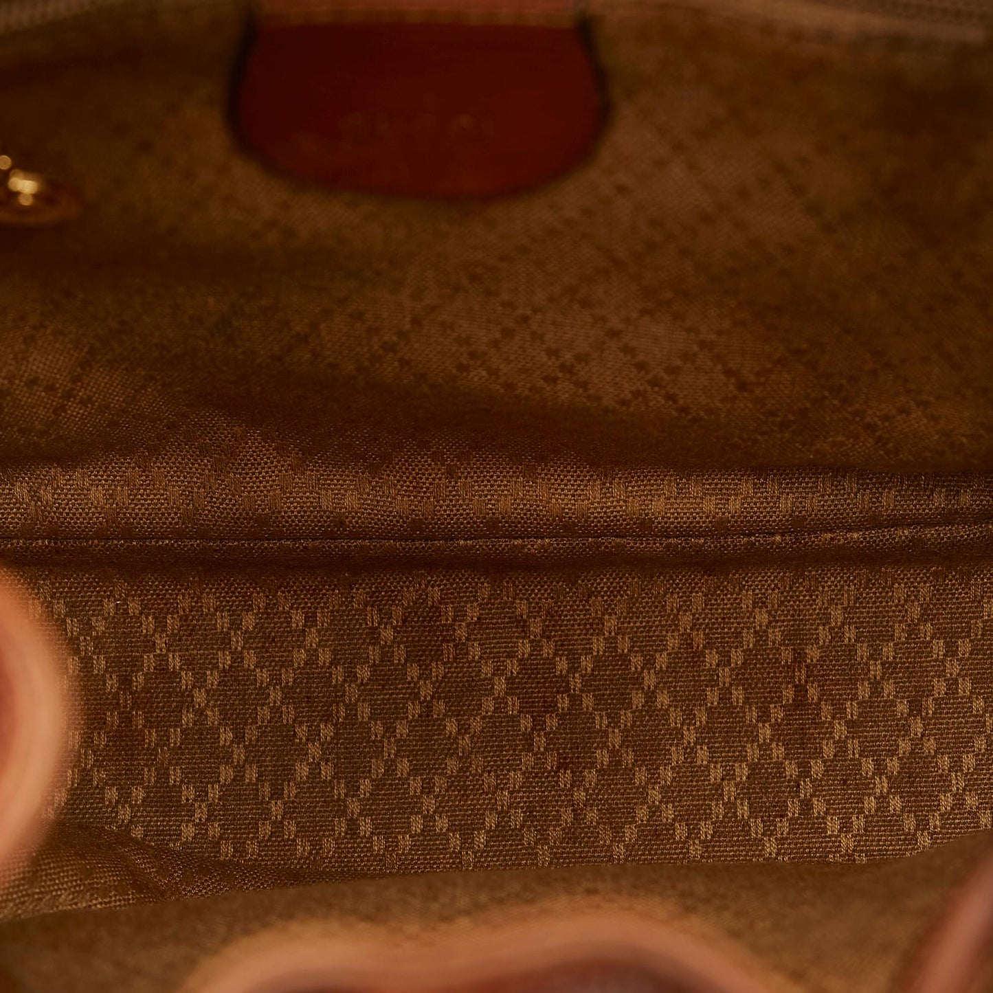 Gucci Bamboo Drawstring Leather Backpack
