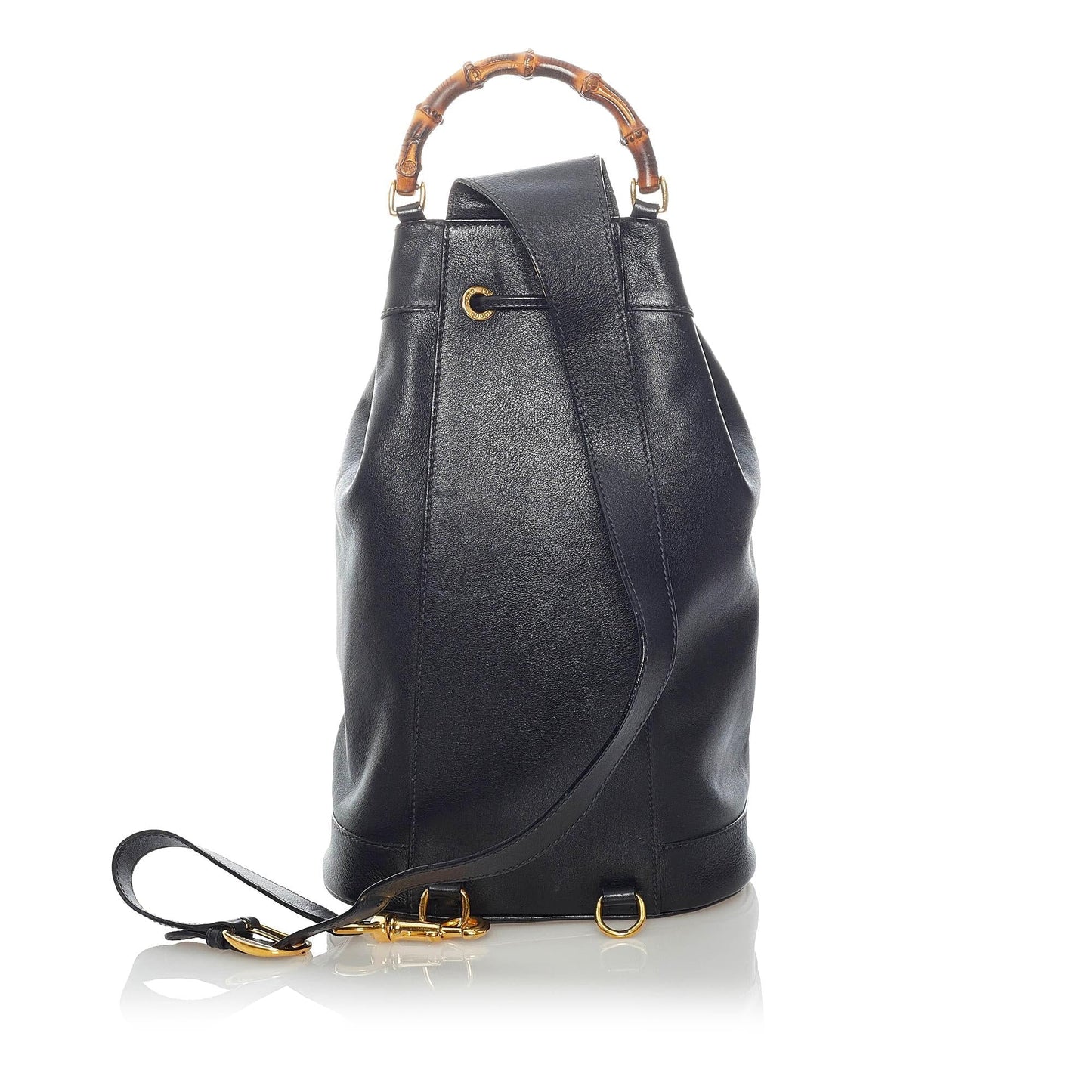Gucci Bamboo Leather Backpack