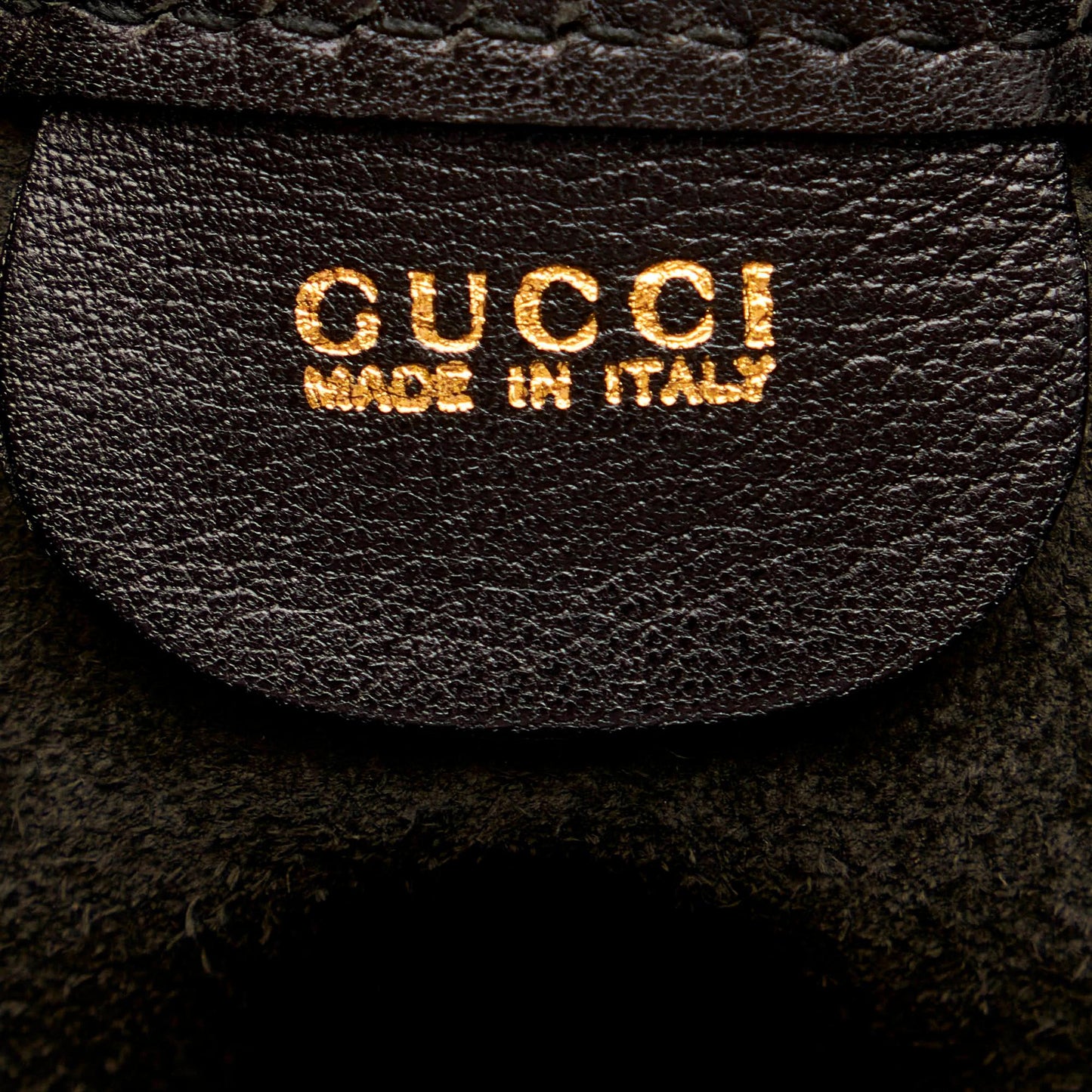 Gucci Bamboo Leather Backpack