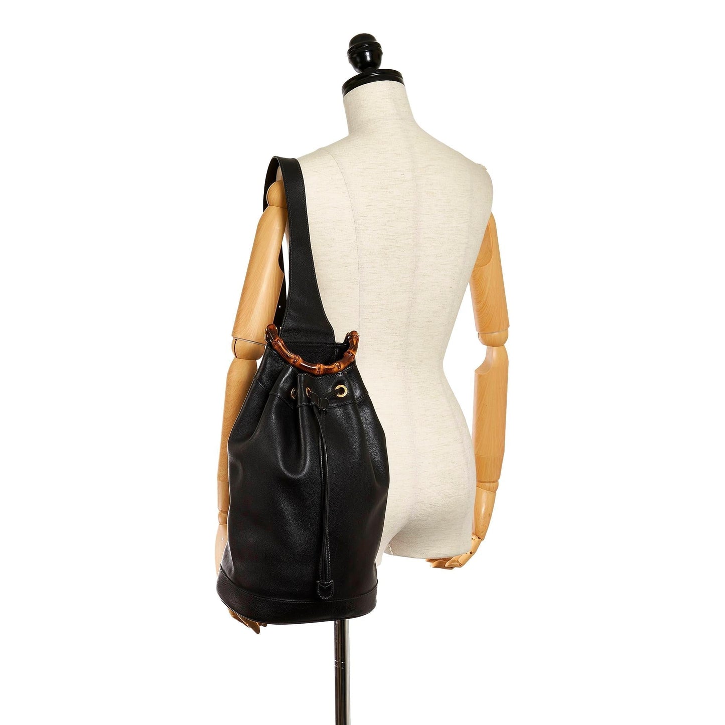 Gucci Bamboo Leather Backpack