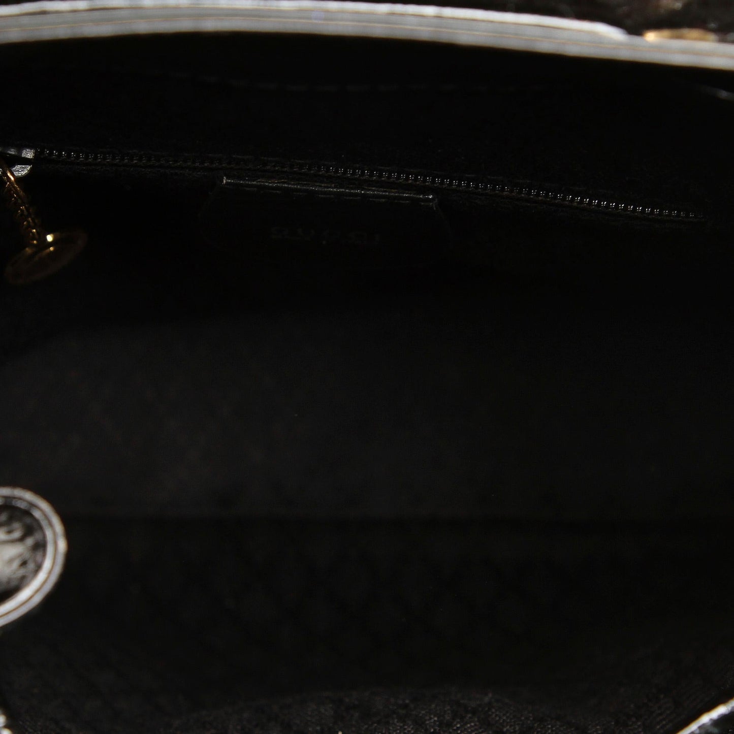 Gucci Bamboo Patent Leather Drawstring Backpack