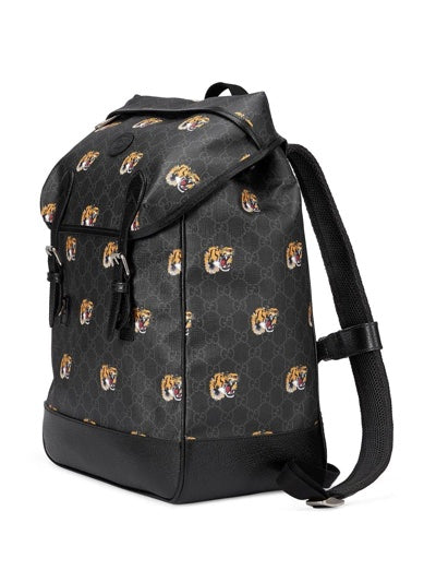 GUCCI GG TIGER PRINT MEDIUM BACKPACK