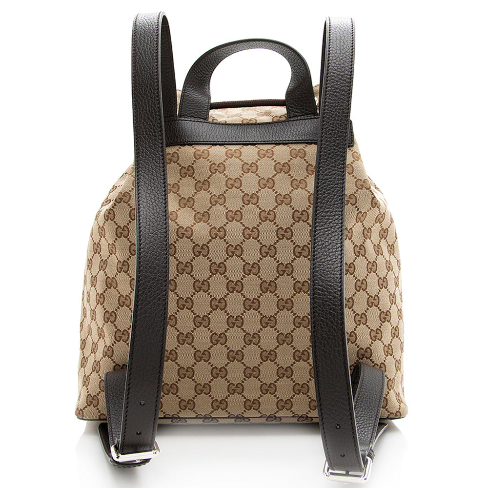Gucci GG Canvas Drawstring Backpack