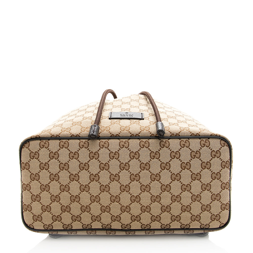 Gucci GG Canvas Drawstring Backpack