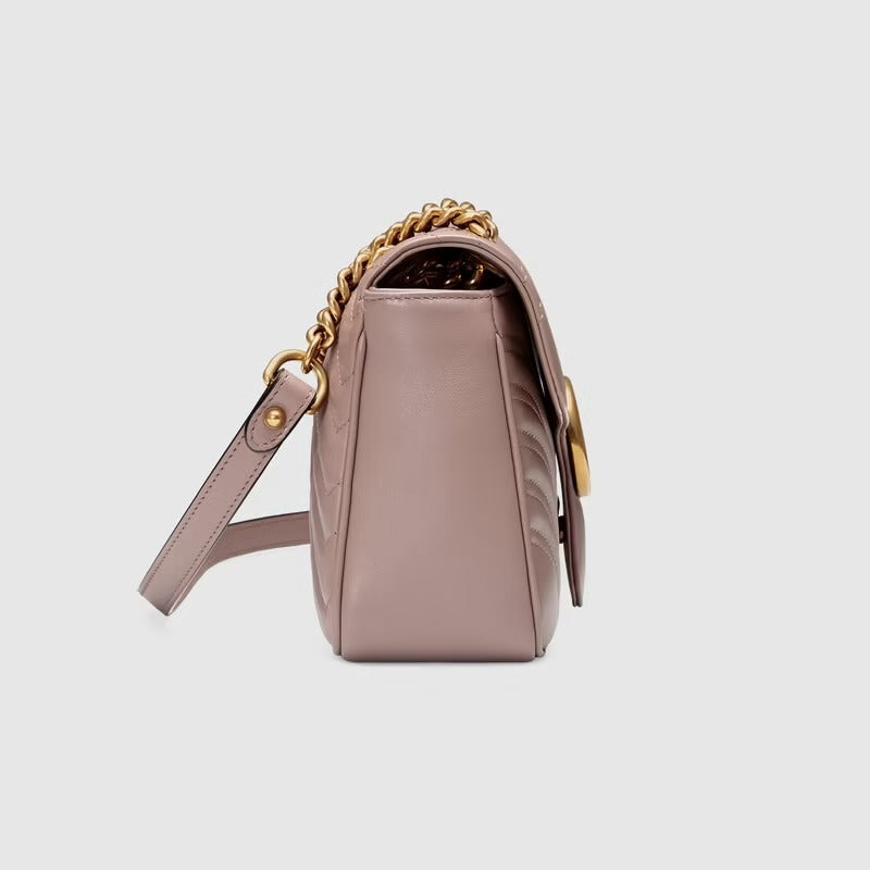 GUCCI GG SMALL MARMONT MATELASSÉ SHOULDER BAG