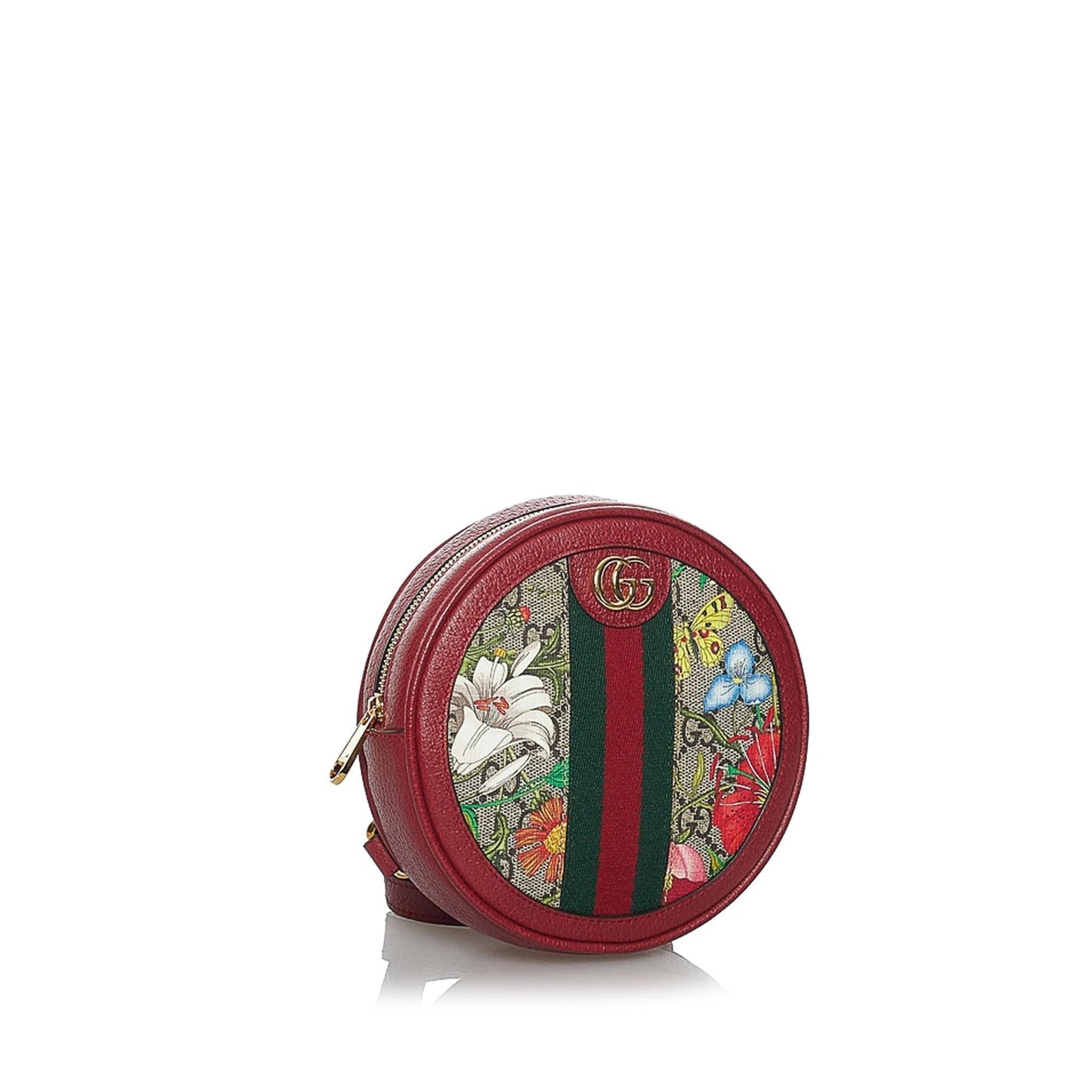 Gucci GG Supreme Flora Ophidia Round Backpack