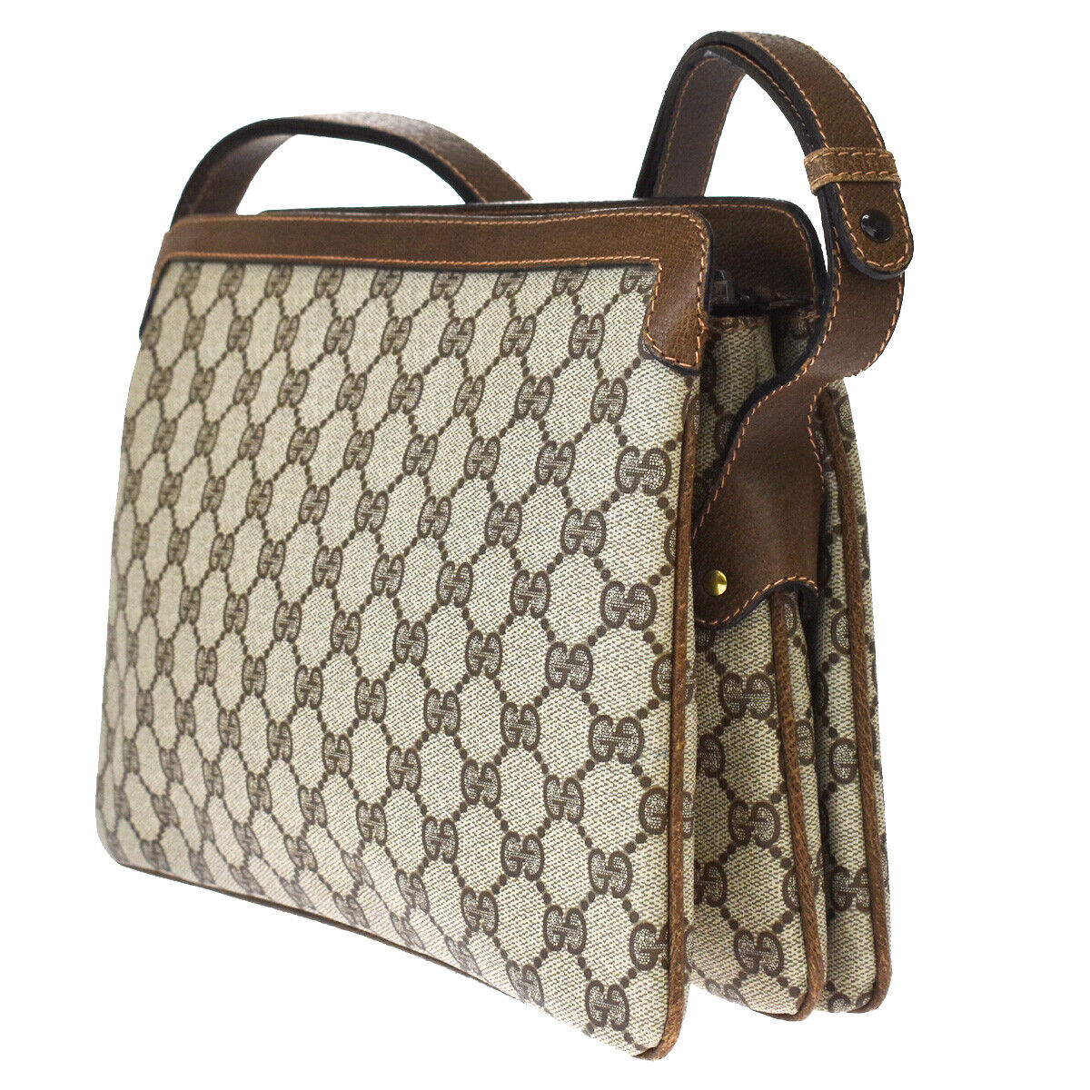 GUCCI GG SUPREME MONOGRAM WEB MEDIUM OPHIDIA BAG