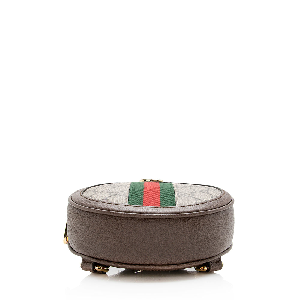 Gucci GG Supreme Ophidia Round Mini Backpack