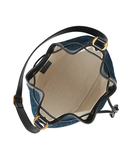 Gucci GG Velvet Bucket Bag
