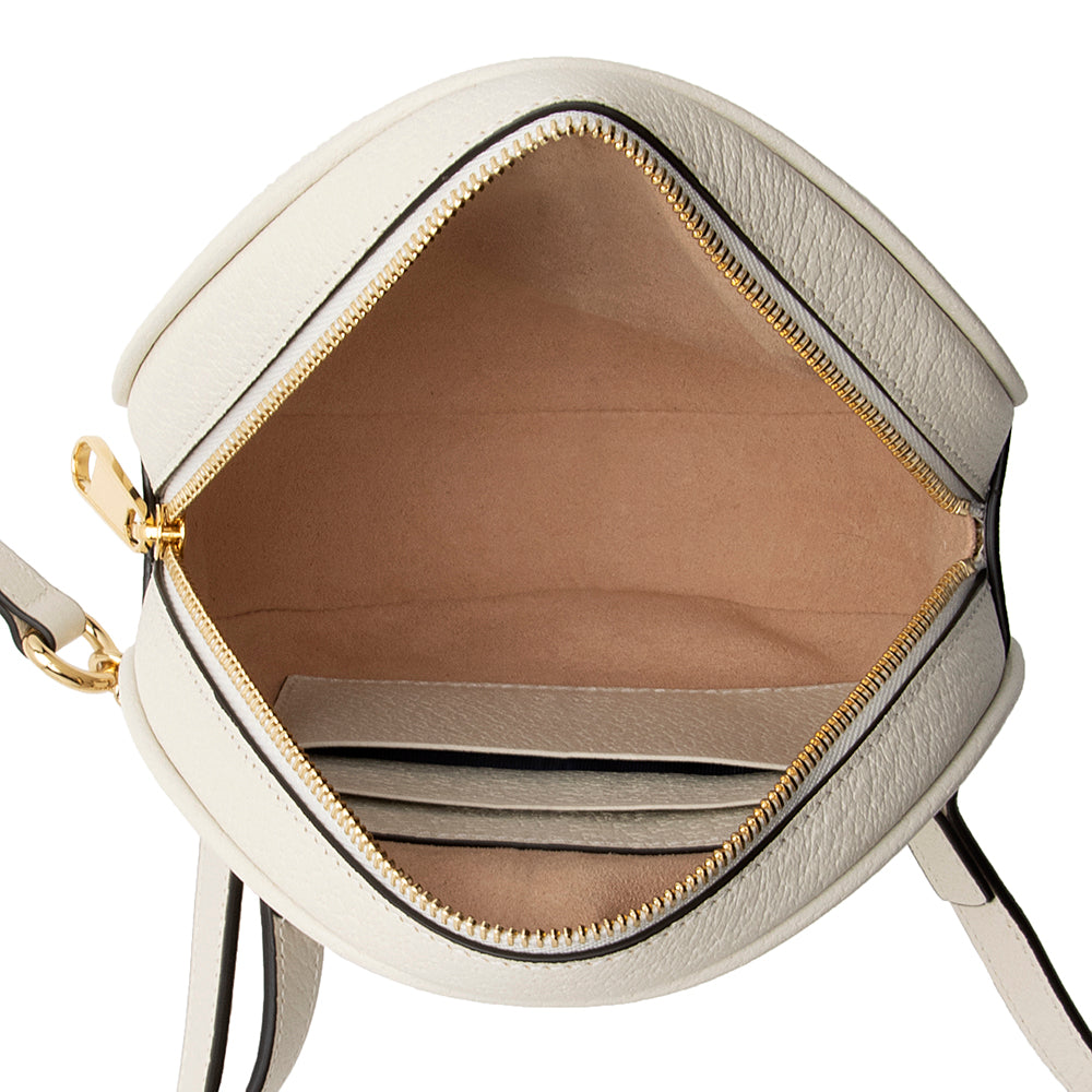 Gucci Leather Ophidia Round Mini Backpack - FINAL SALE