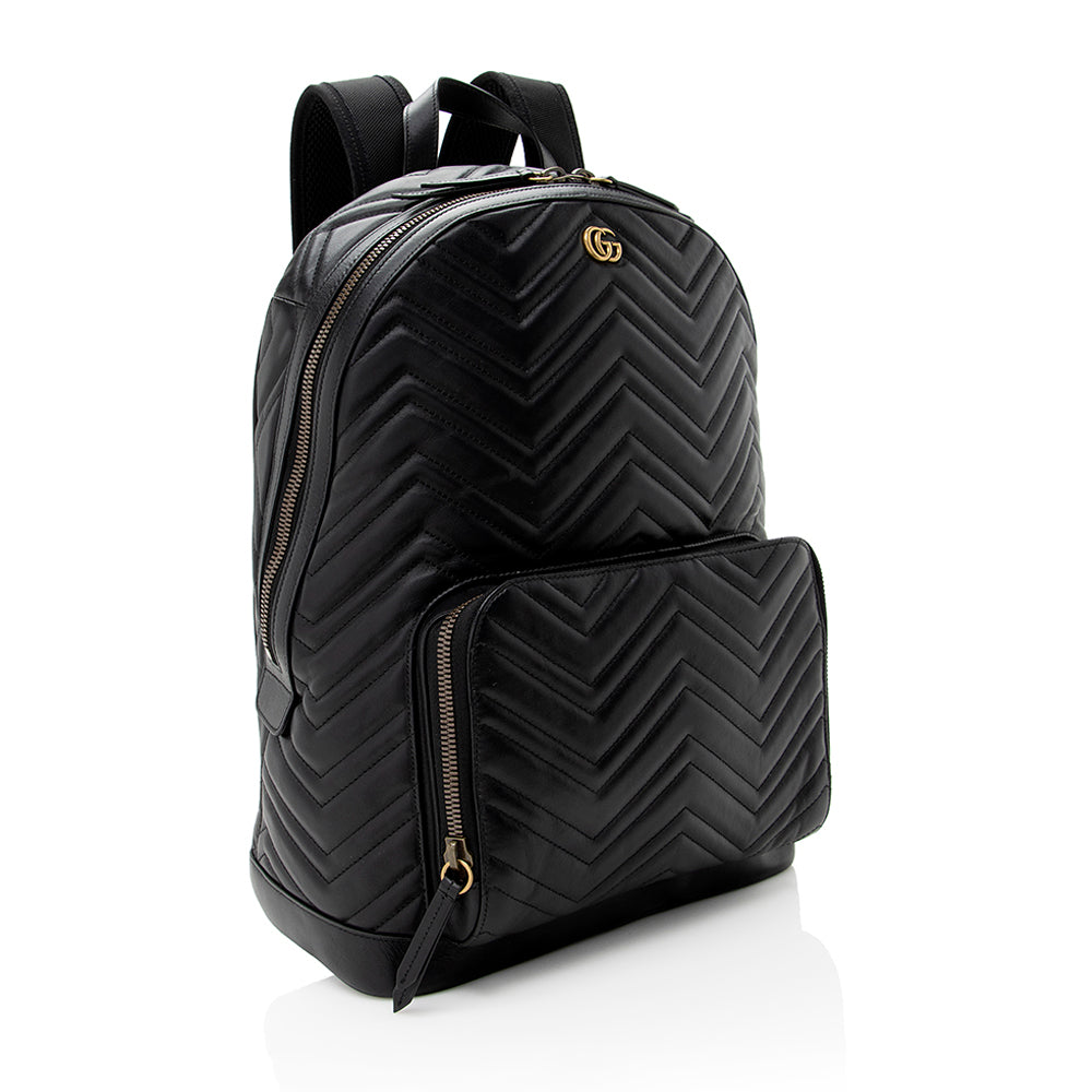 Gucci Matelasse Leather GG Marmont Day Backpack