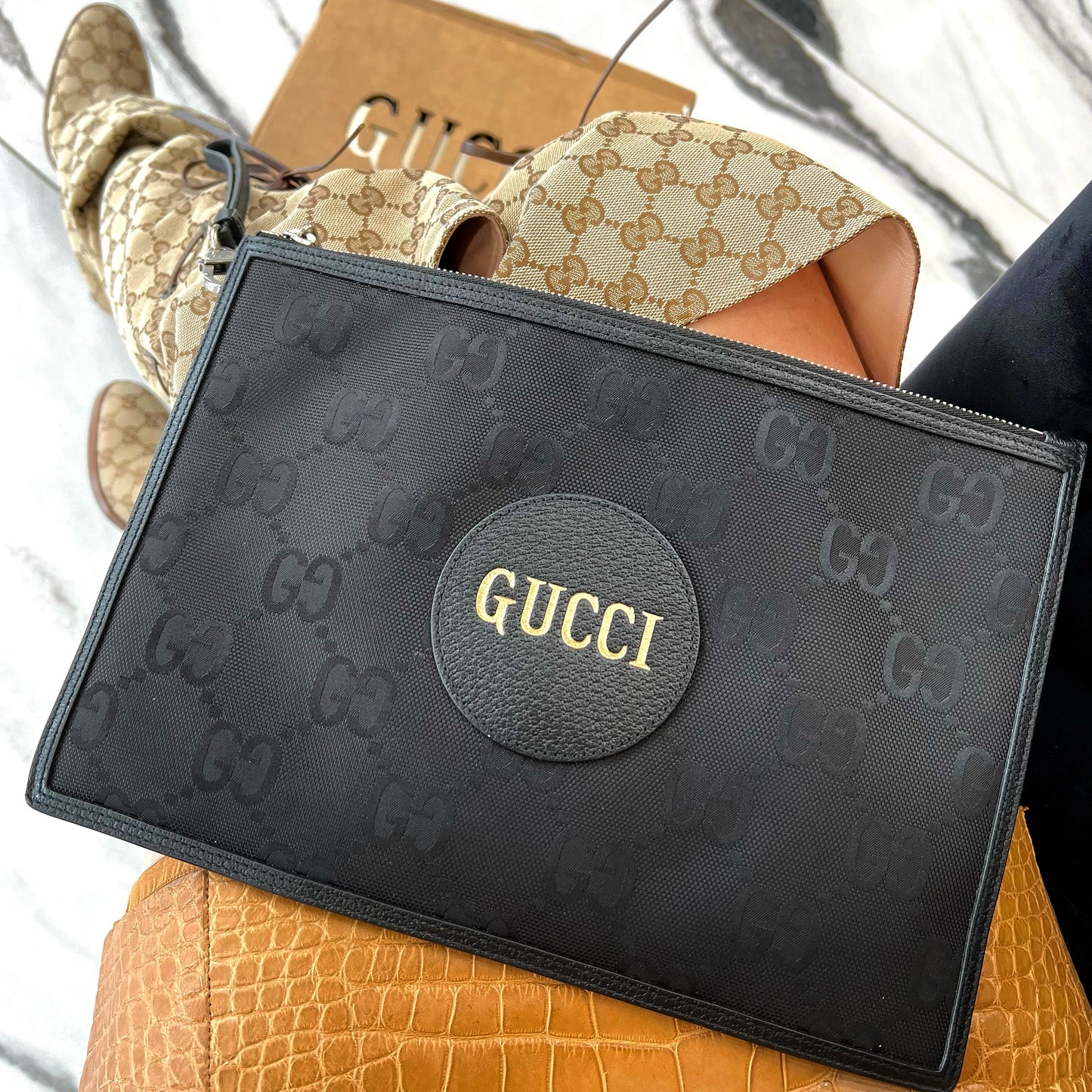 GUCCI OFF THE GRID ZIPPY POUCH