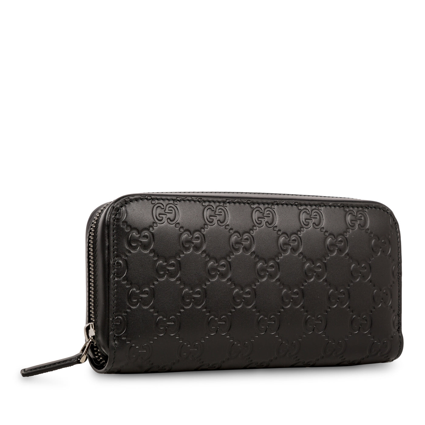 Gucci Signature GG Zip around large wallet