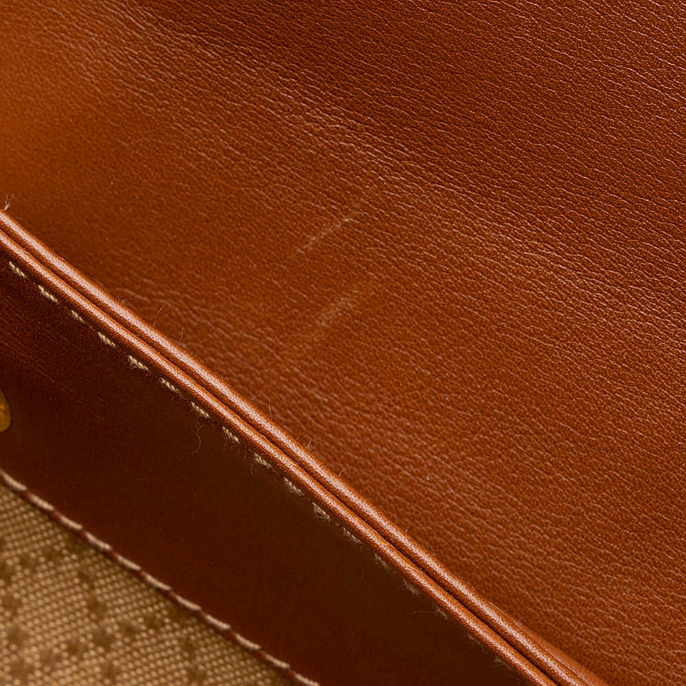 Gucci Vintage Leather Bamboo Backpack