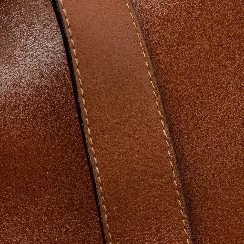 Gucci Vintage Leather Bamboo Backpack
