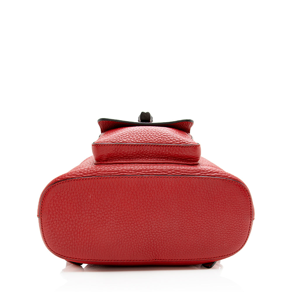 Gucci Vintage Leather Bamboo Small Backpack