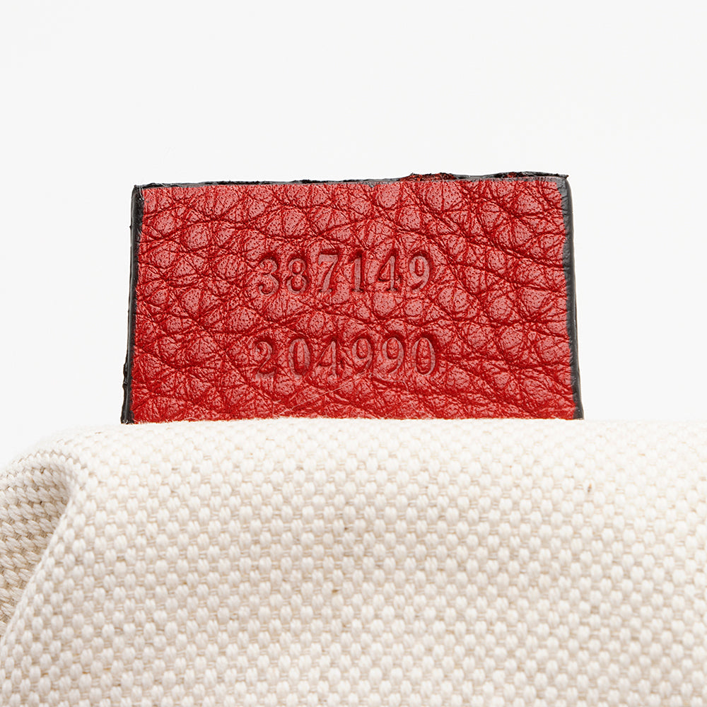 Gucci Vintage Leather Bamboo Small Backpack