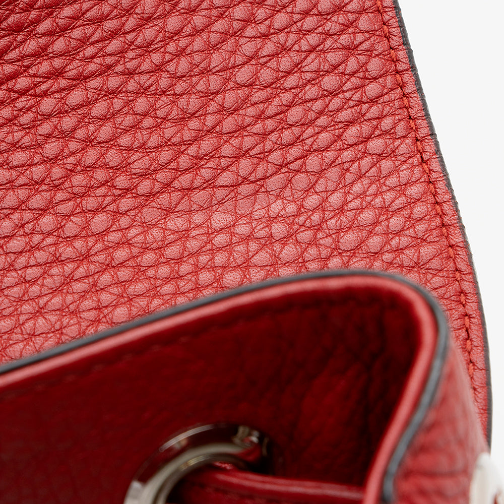 Gucci Vintage Leather Bamboo Small Backpack
