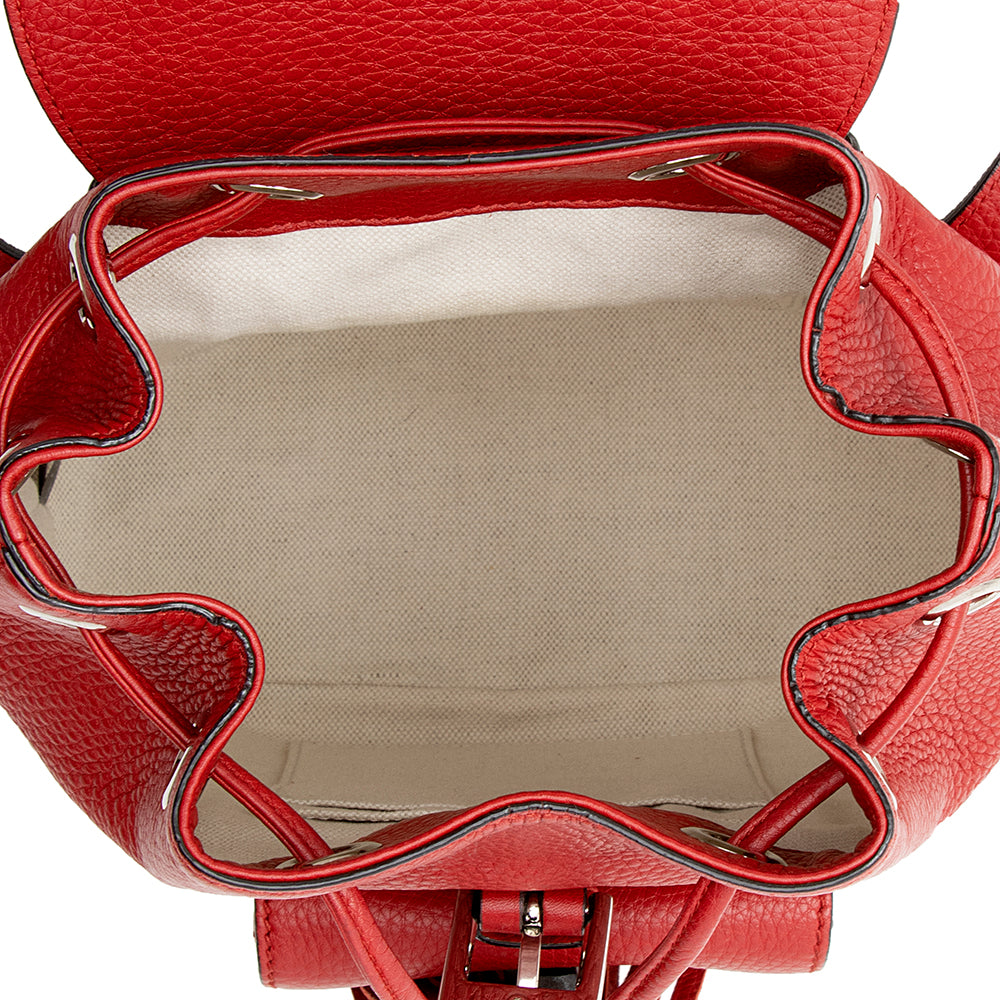 Gucci Vintage Leather Bamboo Small Backpack
