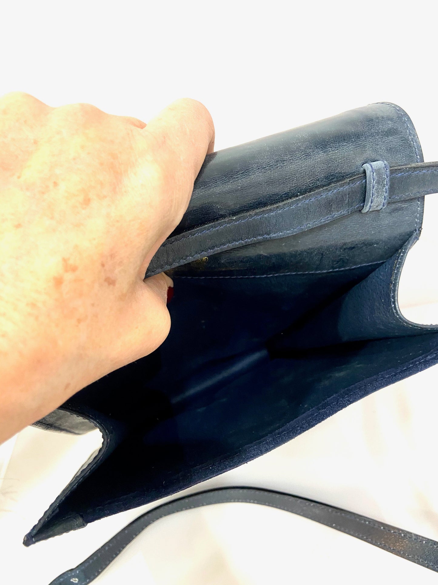 GUCCI VINTAGE WEB CROSSBODY MESSENGER BAG