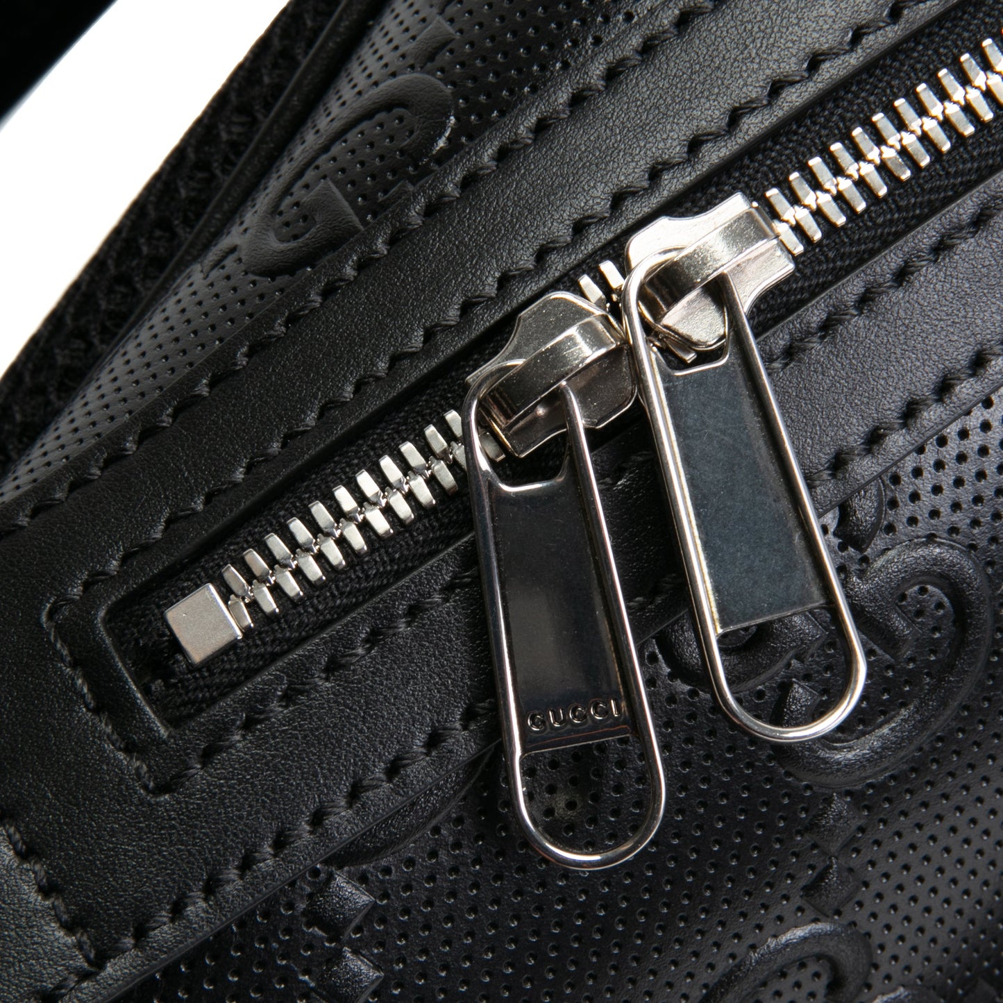 GUCCI GG Tennis Embossed Backpack- Black