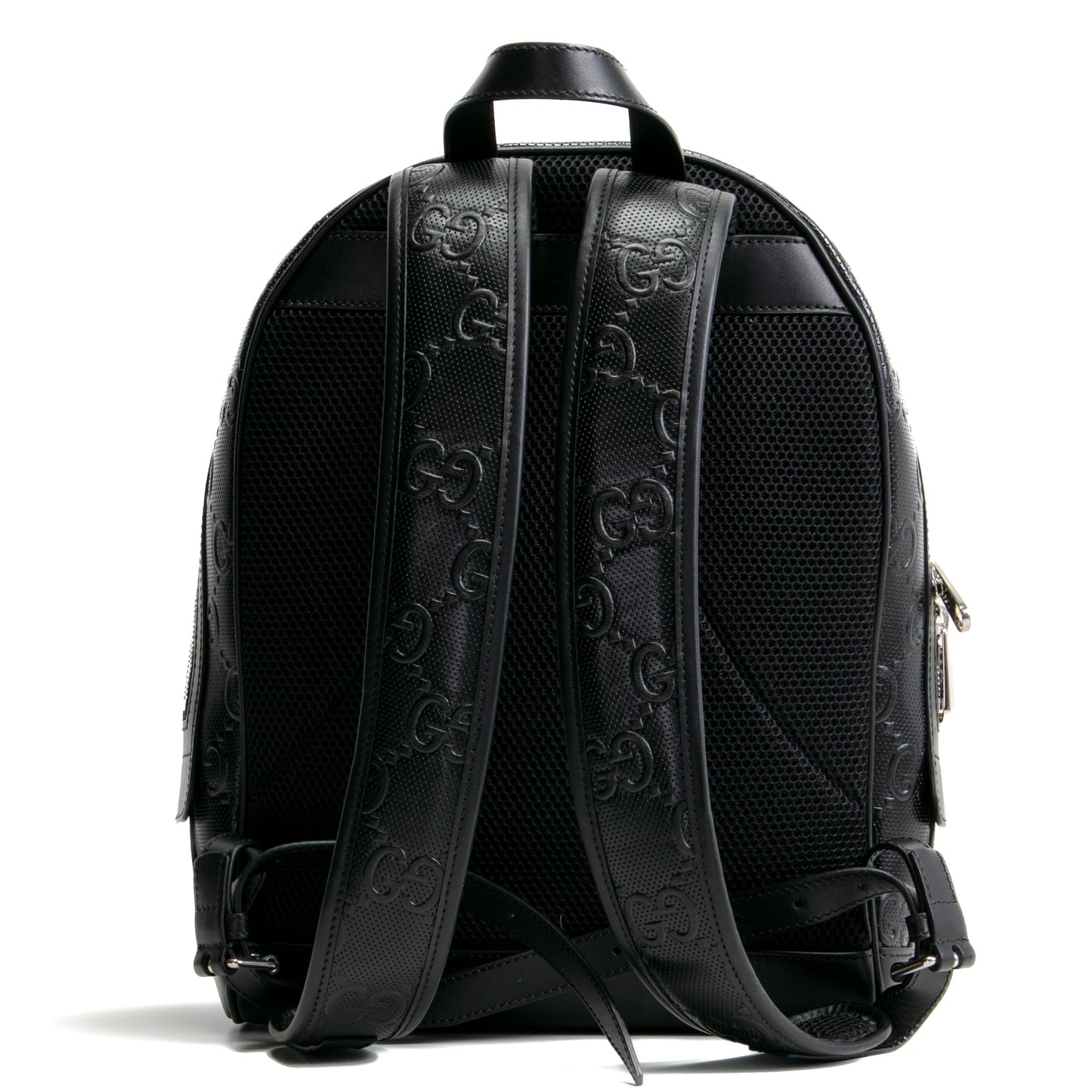 GUCCI GG Tennis Embossed Backpack- Black