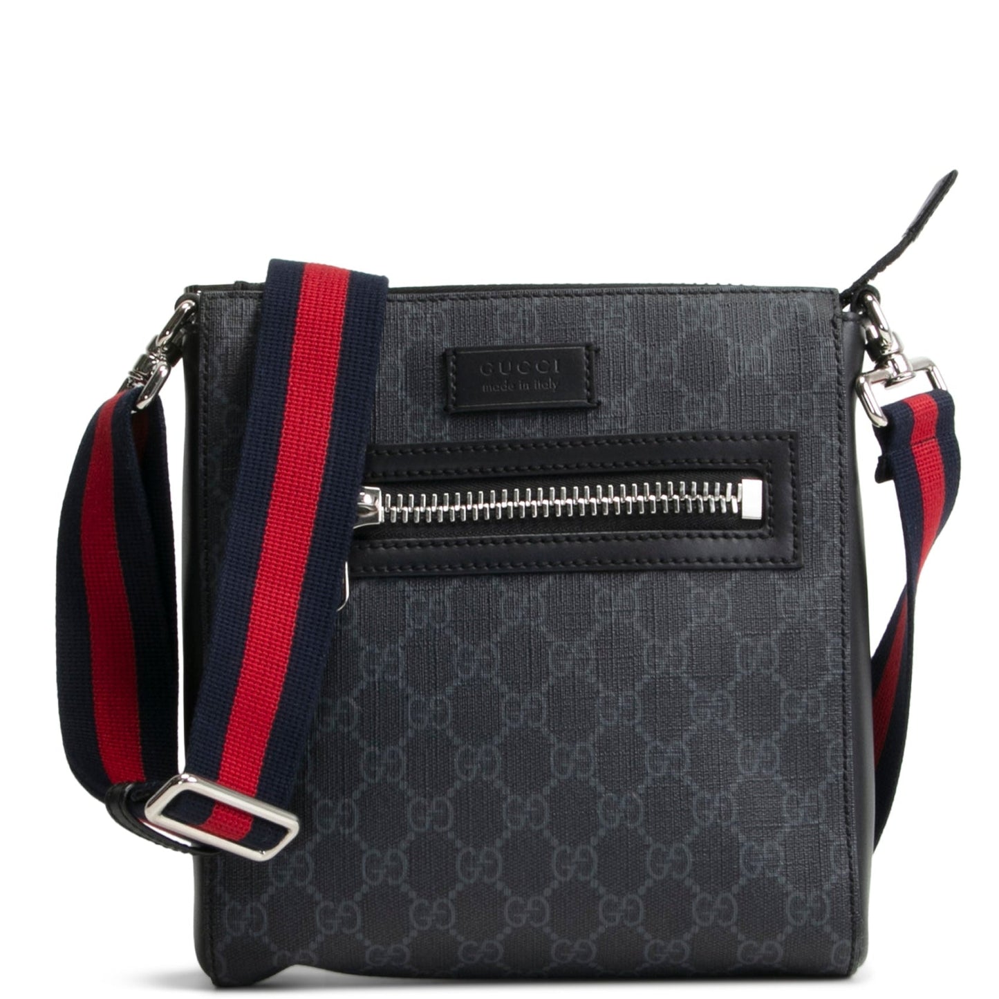 GUCCI GG Supreme Messenger - Black