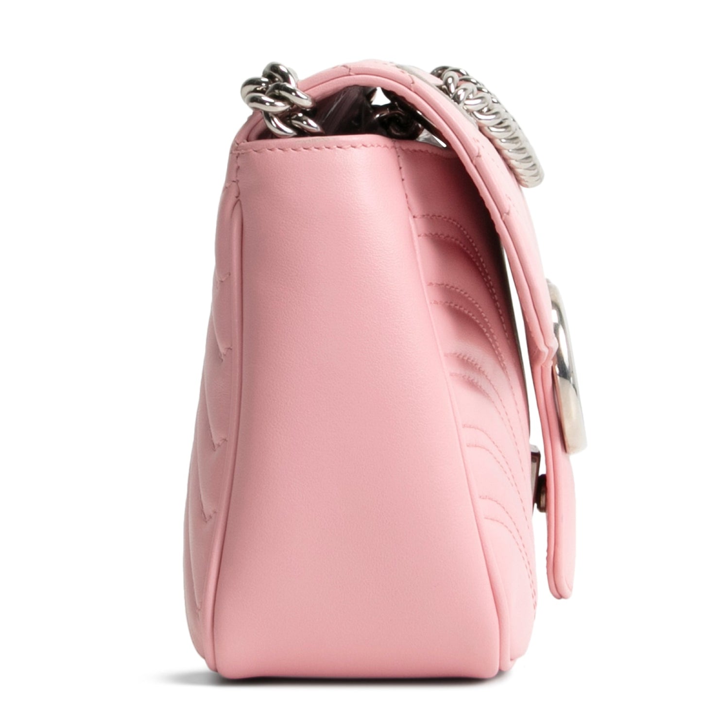 GUCCI Marmont Matelasse Flap Bag Small - Pink