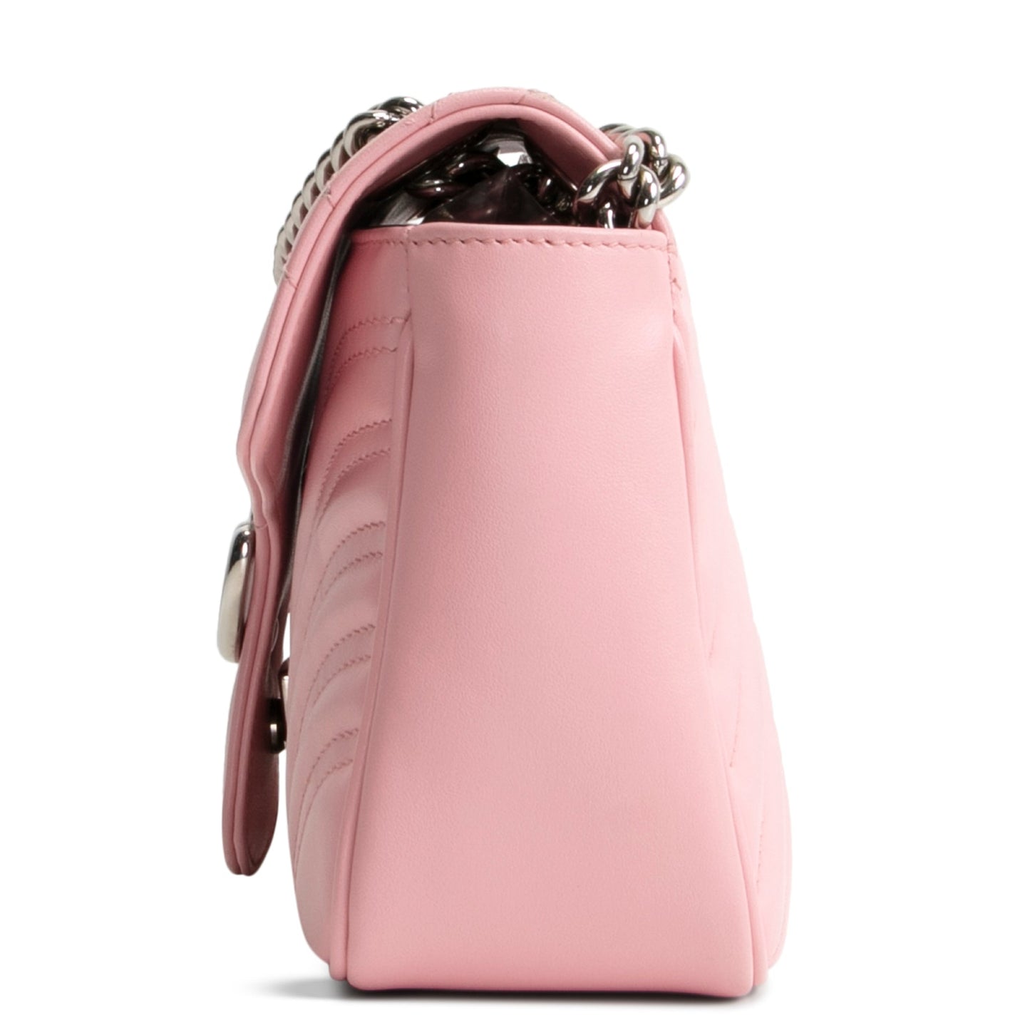 GUCCI Marmont Matelasse Flap Bag Small - Pink