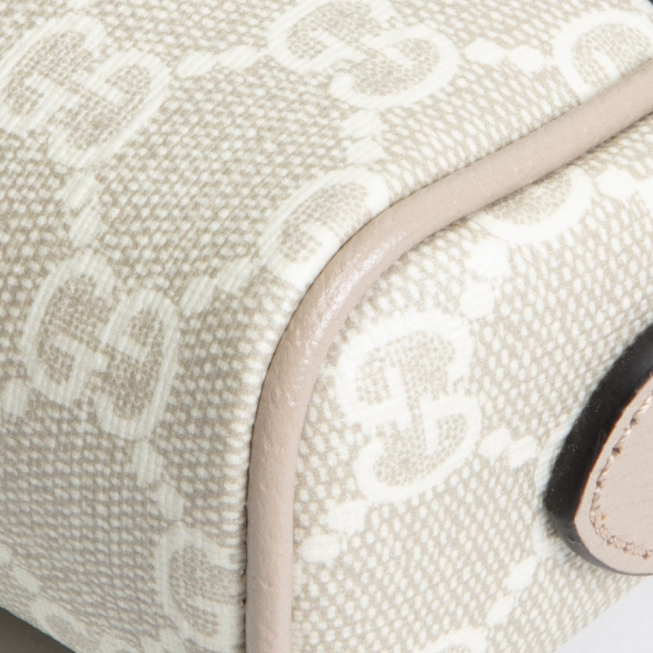 GUCCI GG Supreme Ophidia Mini Crossbody - Cream