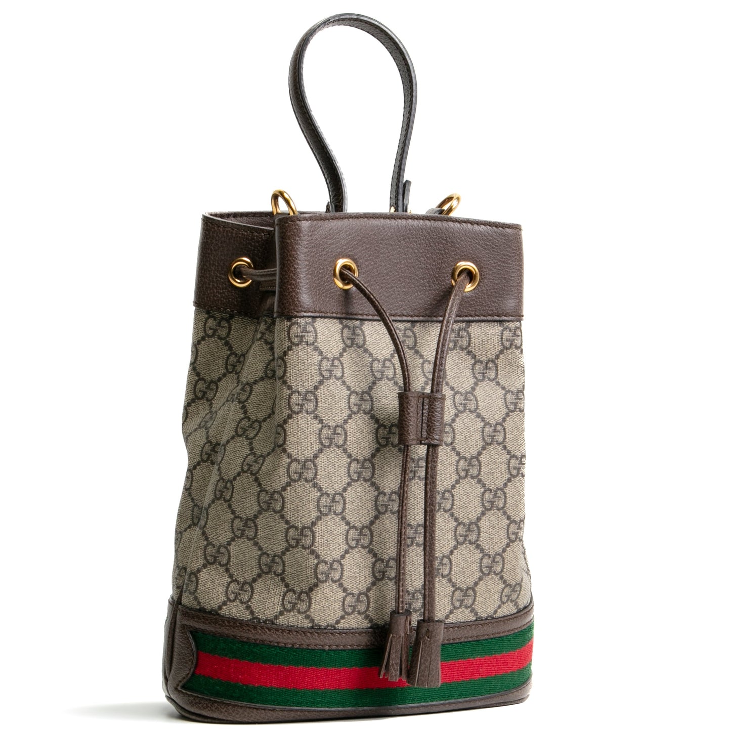 GUCCI GG Supreme Ophidia Bucket Bag
